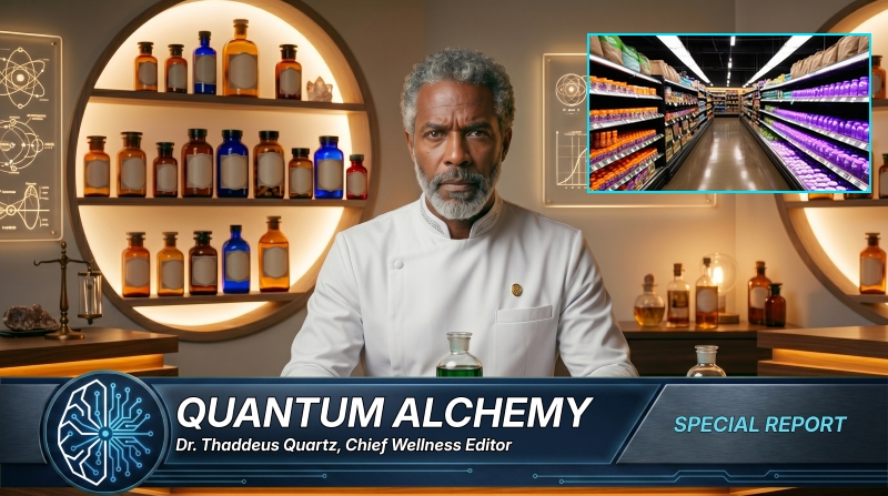 Amazon Whole Foods Abandons 'Toxic' Pharmacy Aisle for $8,000 Quantum Dirt and Brain-Alignment Pills