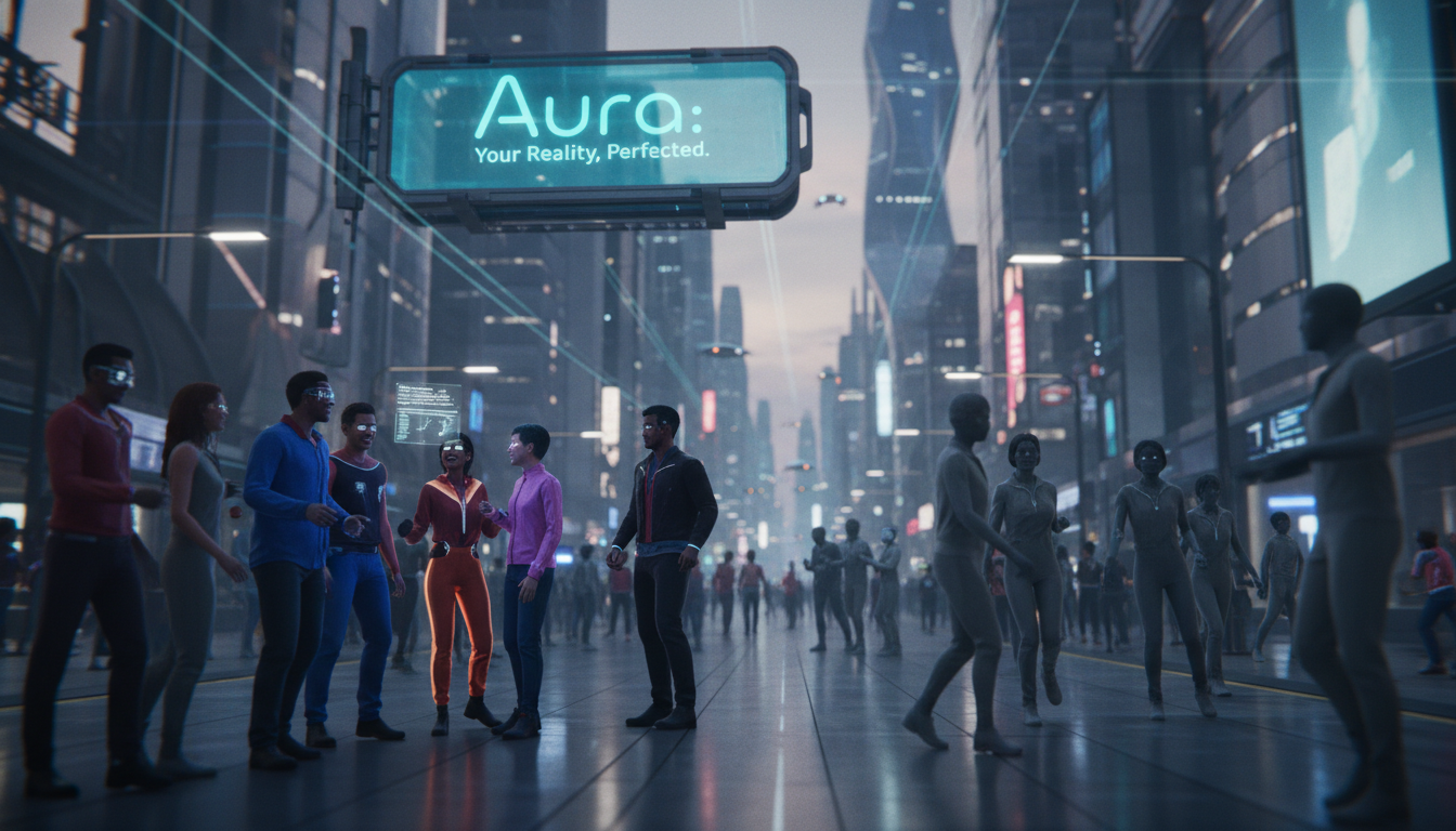 Elysian Realities' 'Aura' Replaces Existence With Subscription-Based Bliss; Unsubscribed Designated 'Legacy Humans'