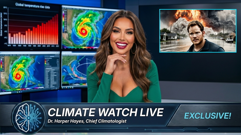Chris Pratt Will Now Save You From an Actual, Verifiable Climate Disaster You Paid For