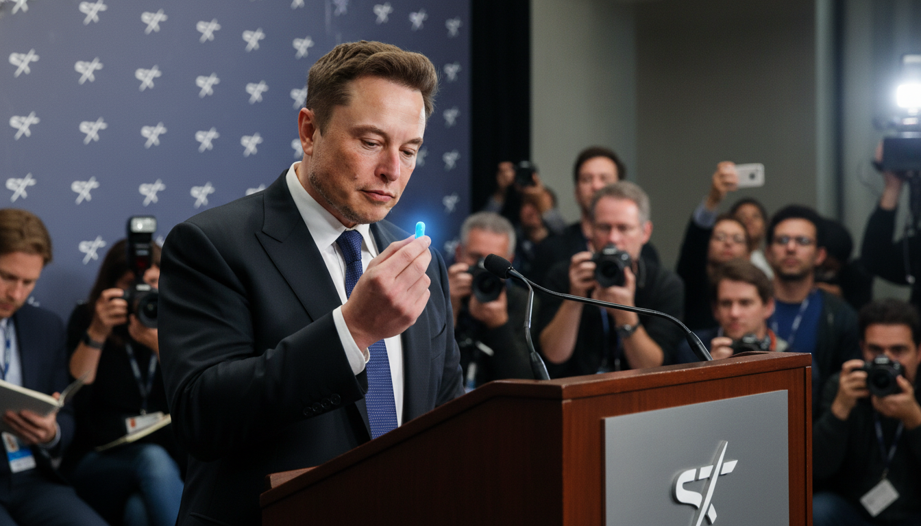 Elon Musk Halts Neuralink Project, Citing 'Superior Non-Invasive Quantum Attunement' from New Wellness Pill