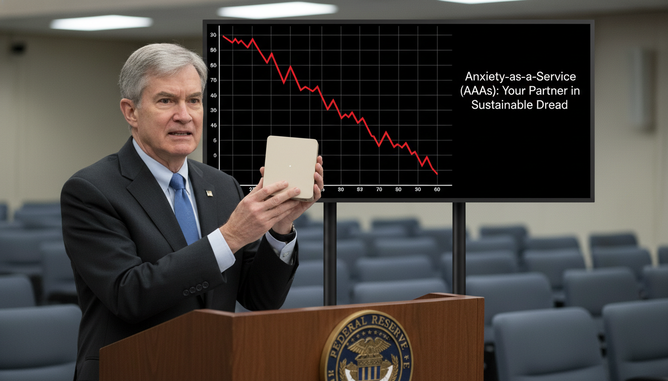 Federal Reserve Unveils 'Anxiety-as-a-Service,' Promises 'Sustainable Economic Dread'