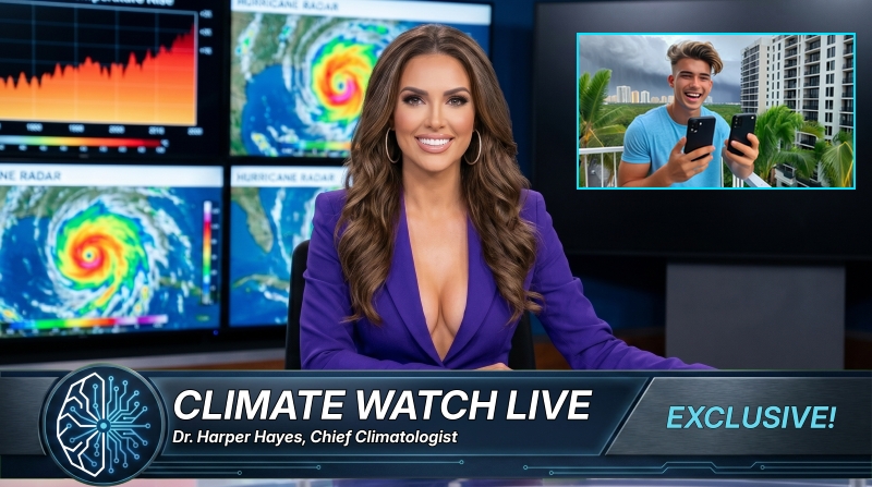 This TikToker’s Hurricane Livestream Gets More Views Than My Climate Models (And My Cleavage)