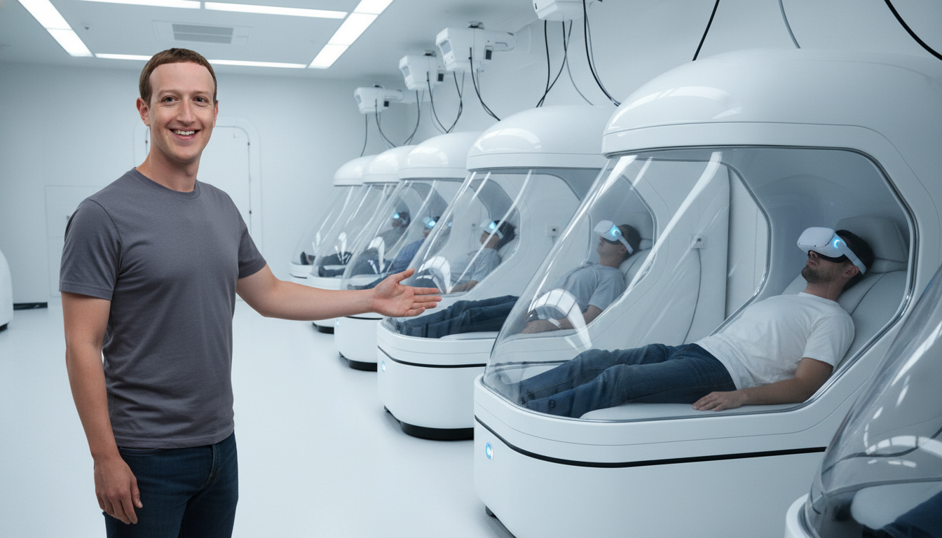 meta's new wellness benefit is literally just dissociating in the metaverse for 3 months