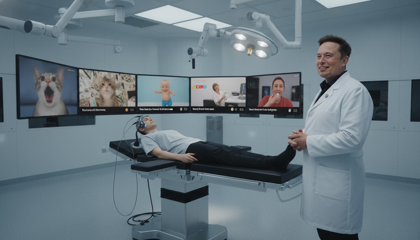 elon musk’s neuralink is trying to cure the cringe and honestly? that’s my villain origin story