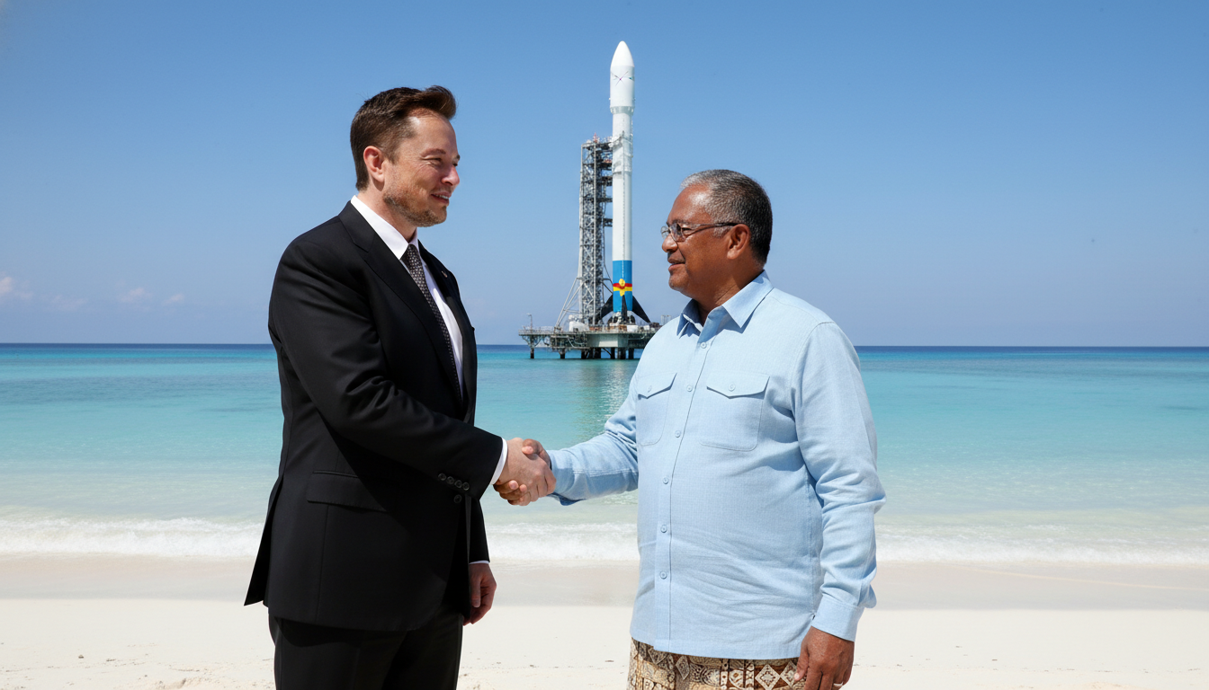 Tuvalu Achieves Next-Gen Sovereignty in Landmark SpaceX Merger